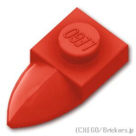 レゴ パーツ プレート 1 x 1 - 歯 [ Red / レッド ] | LEGO純正品の バラ 売り