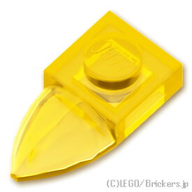 レゴ パーツ プレート 1 x 1 - 歯 [ Tr,Yellow / トランスイエロー ] | LEGO純正品の バラ 売り