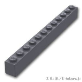 レゴ パーツ ブロック 1 x 12 [ Dark Bluish Gray / ダークグレー ] | LEGO純正品の バラ 売り