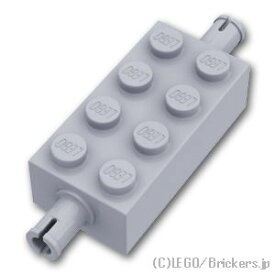 レゴ 車 パーツ ホイール ホルダー - ブロック 2 x 4 [ Light Bluish Gray / グレー ] | 車軸 lego