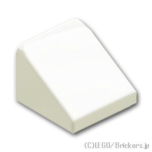 レゴ パーツ スロープ ブロック 1 x 1 x 2/3/30° [White/ホワイト] | LEGO純正品の バラ 売り | ブリッカーズ楽天市場店