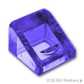 レゴ パーツ スロープ 30°- 1 x 1 x 2/3 [ Tr,Purple / トランスパープル ] | LEGO純正品の バラ 売り