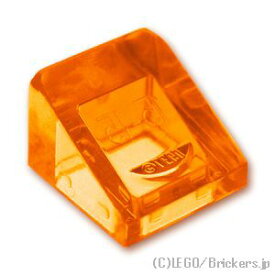 レゴ パーツ スロープ 30°- 1 x 1 x 2/3 [ Tr,Orange / トランスオレンジ ] | LEGO純正品の バラ 売り