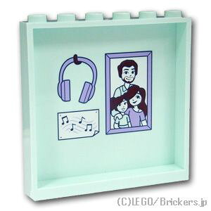 S p[c pl 1 x 6 x 5 - oX[ / Ƒʐ^ƃwbhtH [ Light Aqua / CgANA ] | LEGOi o 