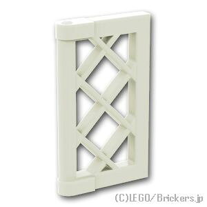 ���S �p�[�c �E�B���h�E �y�C�� 1 x 2 x 3 - �i�q [ White / �z���C�g ] | LEGO�����i�� �o�� ����