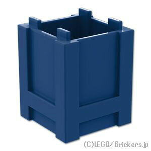 ���S �p�[�c �R���e�i �{�b�N�X 2 x 2 x 2 [ Dark Blue / �_�[�N�u���[ ] | LEGO�����i�� �o�� ����