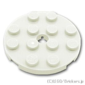 レゴ プレート パーツ 4 x 4 - ラウンド [White/ホワイト] | LEGO純正品の バラ 売り