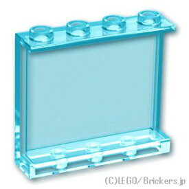 レゴ パーツ パネル 1 x 4 x 3 - サイドサポート [ Tr,Lt Blue / トランスライトブルー ] | LEGO純正品の バラ 売り