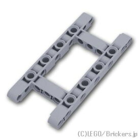 レゴ パーツ テクニック リフトアーム 5 x 11 - オープンセンター [ Light Bluish Gray / グレー ] | LEGO純正品の バラ 売り