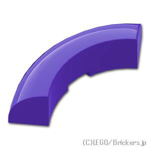 ���S �p�[�c �u���b�N ���E���h �R�[�i�[ 3 x 3 - �X�^�b�h�Ȃ� [ Dark Purple / �_�[�N�p�[�v�� ] | LEGO�����i�� �o�� ����