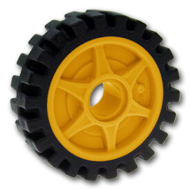 レゴ パーツ ホイール 24 x 7 - タイヤ付き(固定) [ Pearl Gold / パールゴールド ] | LEGO純正品の バラ 売り