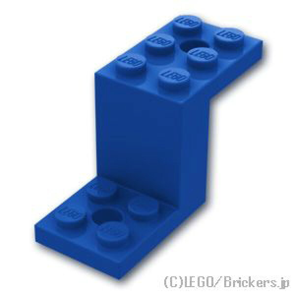 レゴ パーツ ブラケット 5 x 2 x 2 1/3 - ピンホール [ Blue / ブルー ]  | LEGO純正品の バラ 売り