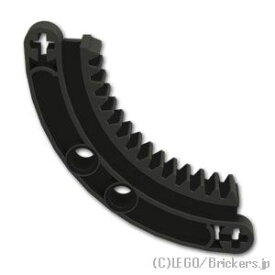 レゴ パーツ テクニック ギア ラック 6 x 6 - カーブ [ Black / ブラック ] | LEGO純正品の バラ 売り