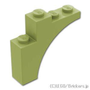 ���S �p�[�c �A�[�` �n�[�t 1 x 4 x 3 [ Olive Green / �I���[�u�O���[�� ] | LEGO�����i�� �o�� ����