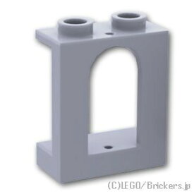 レゴ パーツ 窓枠 1 x 2 x 2 - キャッスル [ Light Bluish Gray / グレー ] | LEGO純正品の バラ 売り