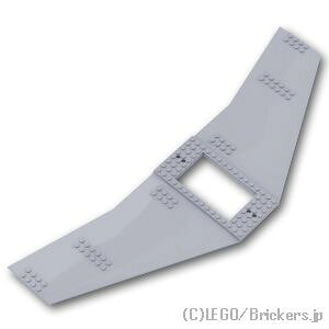 ���S �p�[�c �E�B���O �v���[�g 20 x 56 x 2/3 [ Light Bluish Gray / �O���[ ] | LEGO�����i�� �o�� ����y��}�֌���z
