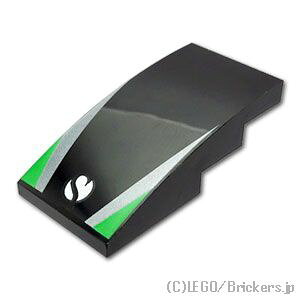 ���S �p�[�c �X���[�v �J�[�u 4 x 2 - �U�E�o�[ F1���S [ Black / �u���b�N ] | LEGO�����i�� �o�� ����