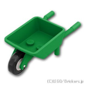 レゴ パーツ 一輪車 [ Green / グリーン ] | LEGO純正品の バラ 売り