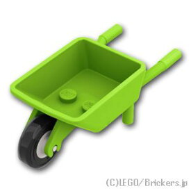 レゴ パーツ 一輪車 [ Lime / ライム ] | LEGO純正品の バラ 売り