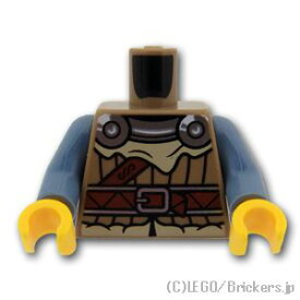 レゴ パーツ トルソー - バイキングのジャケット [ Dark Tan / ダークタン ] | LEGO純正品の バラ 売り
