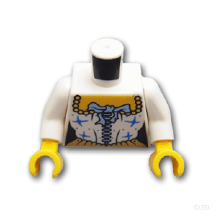 レゴ ミニフィグ パーツ トルソー - ドレス [White/ホワイト] | LEGO純正品の バラ 売り ミニフィギュア ボディ 人形 |  ブリッカーズ楽天市場店