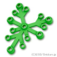 レゴ パーツ 植物の葉 6 x 5 [ Bt,Green / ブライトグリーン ] | LEGO純正品の バラ 売り
