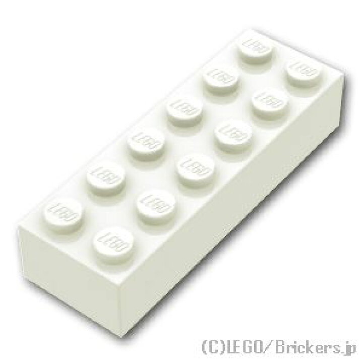 楽天市場】レゴ パーツ ブロック 2 x 6 [ White / ホワイト ] | LEGO 