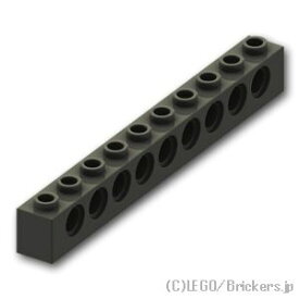レゴ パーツ テクニック ブロック 1 x 10 [ Black / ブラック ] | LEGO純正品の バラ 売り
