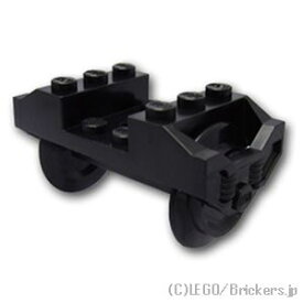 レゴ パーツ トレイン ホイールホルダー - 車輪セット [ Black / ブラック ] | LEGO純正品の バラ 売り