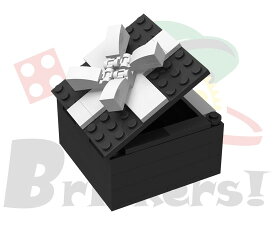 レゴ ギフトボックス型小物入れ(黒x白)/オリジナルセット | LEGO 【メール便不可商品】