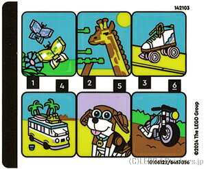 ���S �V�[�� �X�e�b�J�[ - �N���G�C�^�[ ���g���ȃJ���� #31147 (10106122/6467056) | LEGO�����i