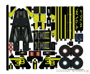 ���S �V�[�� �X�e�b�J�[ - �e�N�j�b�N �u�K�b�e�B #42151 (10101053/6415918) | LEGO�����i