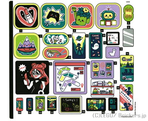 ���S �V�[�� �X�e�b�J�[ - �t�����Y #42604 (10106056/6466620) | LEGO�����i