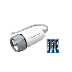 �y�䂤�p�P�b�g�p�t�zPanasonic �p�i�\�j�b�N LED�h�����C�g ���d�r�G�{���^NEO�t�� �z���C�g BF-SG01N-W