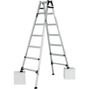 【メーカー直送】【法人限定】アルインコ 伸縮脚付はしご兼用脚立210cm PRW-210FX