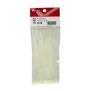 �y���[���։z���^�J���C�N �P�[�u���^�C �z���C�g 3.8mm×140mm 50�{�� KO-09