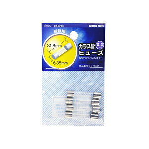 y[։zI[d@ KXǃq[Y 0.3A-250V 4{ DZ-GF03