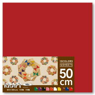 エヒメ紙工 クラフトおりがみ 50cm×50cm 10色 10枚 CRA-10050