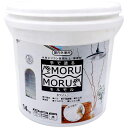 ニッペホームプロダクツ 漆喰風塗料 手で塗る MORUMORU モルモル 水生シリコン壁用仕上・補修材 白 14kg
