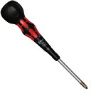 Wera ヴェラ 1850 ボールグリップ レーザーチップドライバー DARUMA +2×100mm red