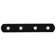 【メール便可】WAKI 和気産業 補助金具ステイ NO.57 黒 2mmX16mmX100mm BS-557