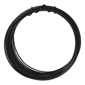【メール便可】WAKI 和気産業 カラーワイヤー #16X6m 黒 HW-089