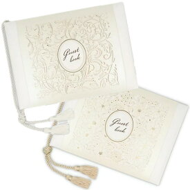 【特別価格・在庫限り】ホールマークゲストブック（リーフorフラワー）廃番モデル本体のみ（化粧箱なし）