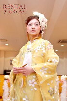 楽天市場】オーガンジー 打 掛の通販 薄黄色 花柄 オーガンジー打掛