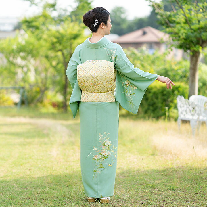 楽天市場】【レンタル】夏用 着物 単衣 訪問着 フルセット （HEHO 