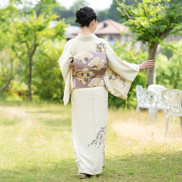 楽天市場】【レンタル】高級正絹 着物 訪問着 留袖 フルセット 女郎花 