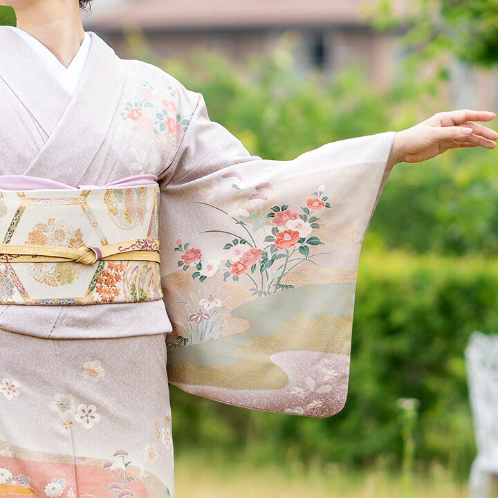 楽天市場】【レンタル】高級正絹 訪問着 フルセットレンタル 訪問着 紅 