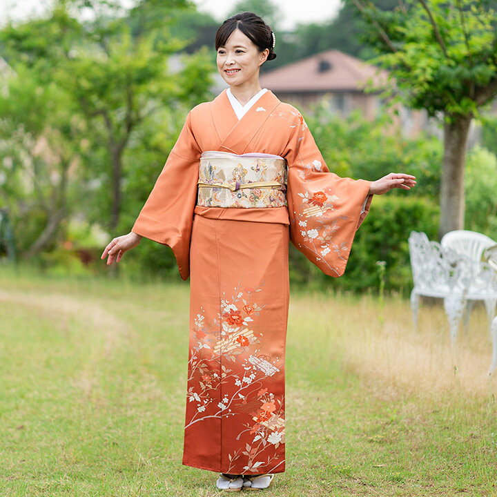 正絹 高級 華やかな訪問着 （正絹華やかな訪問着） 