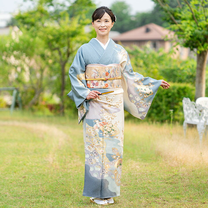 楽天市場】【レンタル】高級正絹 訪問着 フルセットレンタル訪問着  