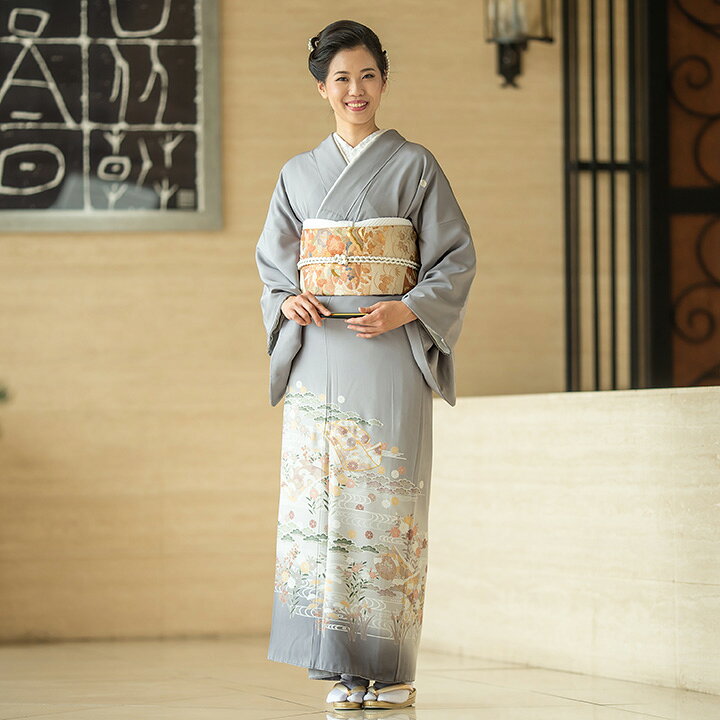 楽天市場】【レンタル 高級正絹 色留袖 フルセットレンタル】色留袖  